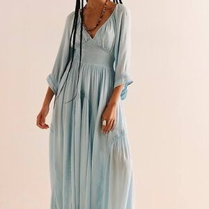 Free People Dixie Maxi Dress Skylight